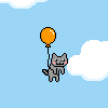 Orange Nyan Balloon